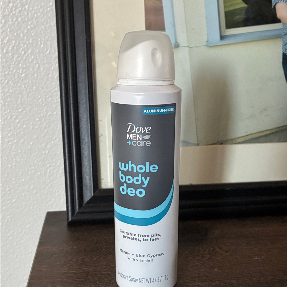 Dove Men+Care Whole Body Deo - Blue and White